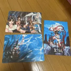 聖闘士星矢　ロストキャンバス　外伝　画集　特典　天馬　アローン　ハクレイ　セージ 聖闘士星矢 ロストキャンバス 外伝 画集 特典 天馬 アローン ハクレイ