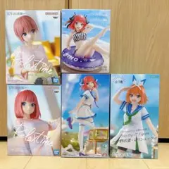 【新品未開封】 五等分の花嫁 中野一花　二乃　 四葉 フィギュア　5体セット