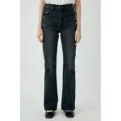 新色！　マウジー　MVSフレア　ブラックデニム　ブーツカット　牛革　22ss