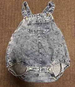 バースデイ デニムロンパース パンダ柄 80cm