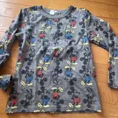 ミッキー総柄 長袖 ロンT 120