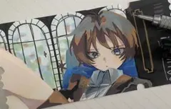 ハガキサイズ 手描き アナログ オリジナルイラスト