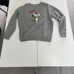 スヌーピー グレー トレーナー