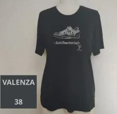 VALENZA バレンザ　半袖Tシャツ ブラック 38 ラインストーンのサムネイル