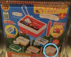 サンリオキャラクターズ　ミニランチBOXキーホルダー　◯キキ＆ララ