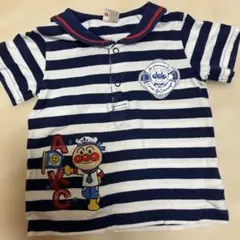 アンパンマン ストライプ Tシャツ 100cm