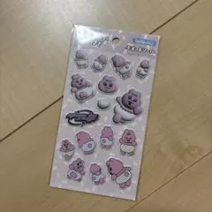 【新品】褲著兔 胖胖貼紙