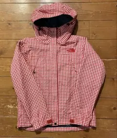 THE NORTH FACE⚫️USEDマウンテンパーカー赤白ギンガムチェック