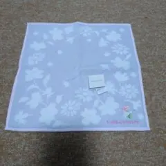 LAURA ASHLEY 花柄ハンカチ ピンク