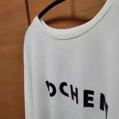 cloche ジョーゼットロゴプリント ホワイト