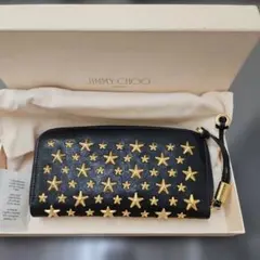 ☆極美品☆JIMMY CHOO ブラック 財布 星型スタッズ - メルカリ