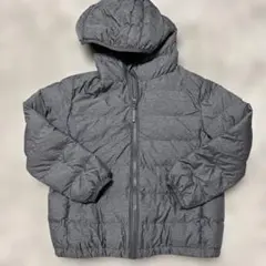 ユニクロ　120 キッズ　ダウン　ジャケット　グレー