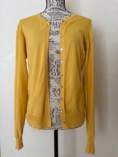 HEART MARKETニットカーディガン 黄色 薄手 Ｍ