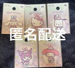 サンリオ　キティ　シナモン　マイメロ　ポチャッコ 刺繍ワッペン　イースター