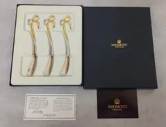 【新品】MIKIMOTO カトラリーセット リボンモチーフ 3本のサムネイル