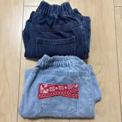 【まとめ売り】デニムパンツ １１０サイズ