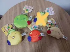 スイカゲームマスコット ぬいぐるみ 5点セット
