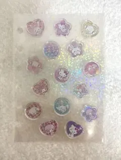 【正規品】サンリオ クリアハードシール おはじきシール チャーミーキティ他