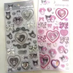 ゆ*ぃ様 マイメロとクロミ　シール 2シートセット