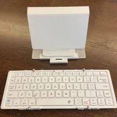 3E Bluetooth 折りたたみキーボード ケース・説明書付のサムネイル