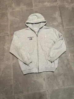 CARHARTT　企業刺繍ロゴ　フルジップパーカー　　グレー