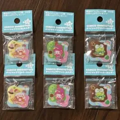 新品未開封 6点　明治 サンリオ オリジナル アクリルキーホルダー　チャーム