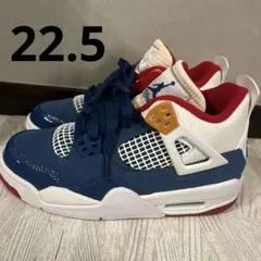 ナイキ　キッズ エアジョーダン4 レトロ　GS 22.5 ブルー　未使用