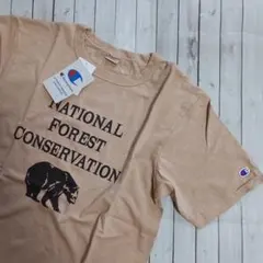 【新品未使用】チャンピオン ショートスリーブTシャツ ベージュ メンズL