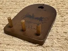 【インテリア雑貨】壁掛け　キーラック　アクセサリーフック　木製　猫のデザイン