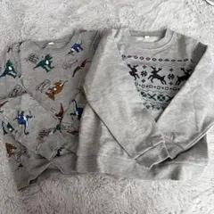 トレーナー2着セット　120cm