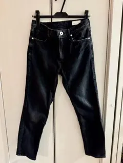 upper hights ブラックデニム スリムフィット
