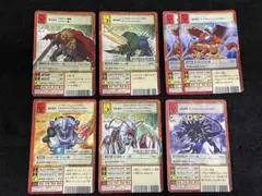 旧デジモンカード 赤枠 金文字 7枚セット