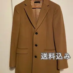 【未使用】ユニクロ チェスターコート カシミヤ混 ブラウン XL 2026年最新】UNIQLO カラー：ブラウン系 メンズ チェスターコートの