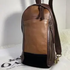 コーチ COACHブリーカー カラーブロック スリングバッグボディバッグ レザー