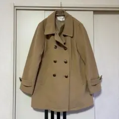 美品 Honeys GLACIER ダブルブレスト ピーコート Lサイズ