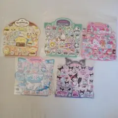 サンリオ キャラクターシール 5枚セット