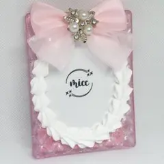 ホイップデコ　キルティングリボン　ピンク①