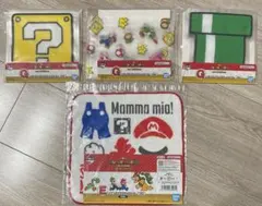 スーパーマリオ 一番くじ E賞 G賞 タオル＆ジッパー 4点セット