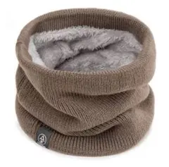 ネックウォーマー マフラー　冬　防寒　防風　バイク　自転車　カーキ