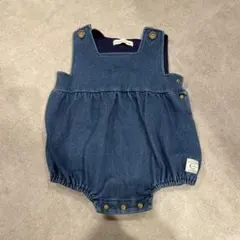 バースデイ　conoco ロンパース　デニム　リボン　女の子