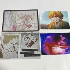 鬼滅の刃 お楽しみくじ お裾分けポストカード ブロマイド 我妻善逸 獪岳