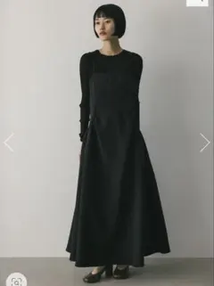 アーチギャザーキャミワンピース