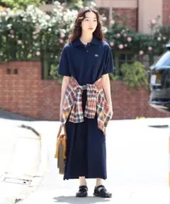 Namie yuki　【別注】LACOSTE / ロング ピケ ドレス Amazon.co.jp: [ビームスボーイ] ワンピース 【別注】 LACOSTE
