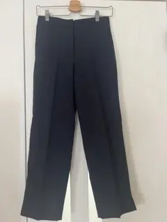 ZARA ネイビー ワイドパンツ