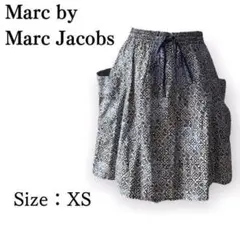 マークジェイコブス　ショートスカート　Aライン　フレア　ミニスカート　花柄　総柄