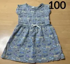 used⭐︎100GAPメガネ柄ワンピースのサムネイル