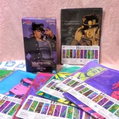 ジョジョの奇妙な冒険 Mometria 空条承太郎フィギュア 一番くじタオル