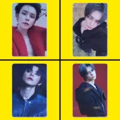 ヨンジュン【 NO LABELS:PART 01 】トレカ４枚 フィギュアVer