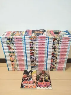 24時間以内発送します！ ナルト 全巻セット 1巻〜72巻 完結+関連本2冊