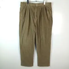 エルエルビーンL.L.Beenコーデュロイパンツ太畝タックパンツ ヴィンテージ